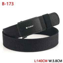 TUSHI 140CM Mens Military Tactical Belt Tight Sturdy Nylon Heavy Duty Hard Belt for Male Outdoor Casual Belt Automatic Waistband