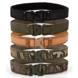 Quick Release Tactical Belt New Army Style Combat Belts Fashion Men Canvas Waistbands Man Outdoor Hunting Camouflage 120cm