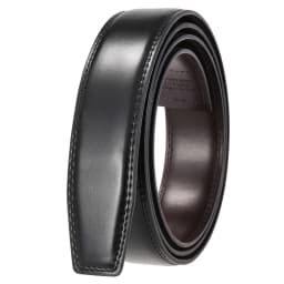 VATLTY 2021 No Buckle Leather Belt for Men 3.5cm Natural Cowhide Trouser Belt Non-porous Black Belt Girdles Male Gifts