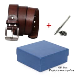 MEDYLA Men's Belt Top Leather Casual High Quality Belt Vintage Design Pin Buckle Genuine Leather Belts For Men Gift Box