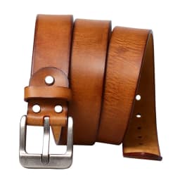 MEDYLA Men's Belt Top Leather Casual High Quality Belt Vintage Design Pin Buckle Genuine Leather Belts For Men Gift Box