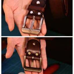 MEDYLA Men's Belt Top Leather Casual High Quality Belt Vintage Design Pin Buckle Genuine Leather Belts For Men Gift Box