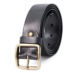 MEDYLA Retro Leather Belt Men's Copper Buckle Thick Men's and women's Casual Fashion Genuine Leather Hand-made Belt 21403