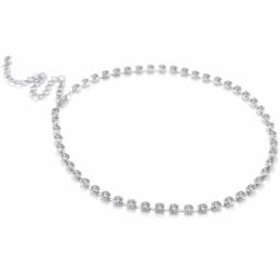 Big Diamond Fashion Rhinestone Fine Waist Chain Women's Dress Metal Body Chain Length Adjustable Belly Dance Water Diamond Belt