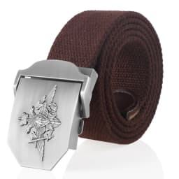 SupSindy Men Canvas Belt 3D Russian Federation Armed Forces Metal Buckle Tactical Belts Jeans Waistband Army Military Male Strap
