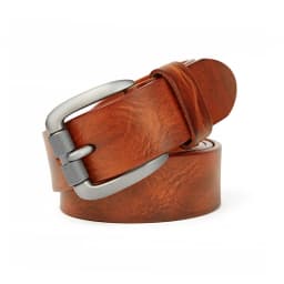 MEDYLA Fashion Men's Belt Top Natural Genuine Leather Sturdy Buckle Men Vintage Belt Suitable for Jeans Casual Pants Cummerbund