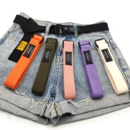 120cm Long Trendy and versatile ins Fashion Casual Canvas Belt Double Ring Metal Buckle Men Women Waistband Jeans Belts Strap