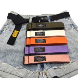 120cm Long Trendy and versatile ins Fashion Casual Canvas Belt Double Ring Metal Buckle Men Women Waistband Jeans Belts Strap