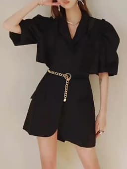 Women Long Metal Tassel Waist Belt PU Leather Adjustable Gold Silver Chain Belts Simple Coat Dress Decorative Waistband Girdle