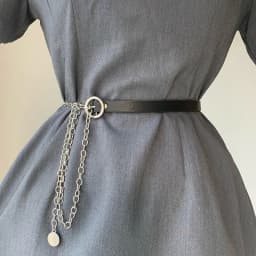 Women Long Metal Tassel Waist Belt PU Leather Adjustable Gold Silver Chain Belts Simple Coat Dress Decorative Waistband Girdle