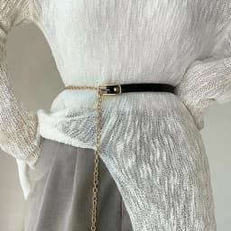 Women Long Metal Tassel Waist Belt PU Leather Adjustable Gold Silver Chain Belts Simple Coat Dress Decorative Waistband Girdle