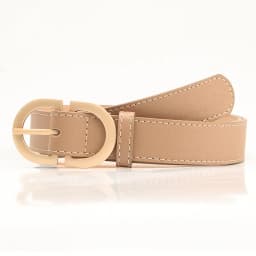 2.8x105cm Female Fashion Belt Simple Metal Buckle Belt for Women Black Suit Jeans Clothing Accessories White Black Red Purple