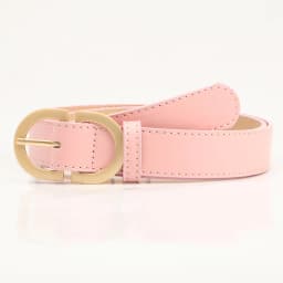 2.8x105cm Female Fashion Belt Simple Metal Buckle Belt for Women Black Suit Jeans Clothing Accessories White Black Red Purple
