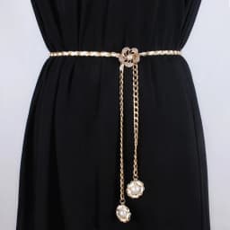 Fashion Tassel Metal Waist Chain for Women Belt Golden Color Waistband For Dress Skirt Decorative Girdles Strap Slim Body Chains
