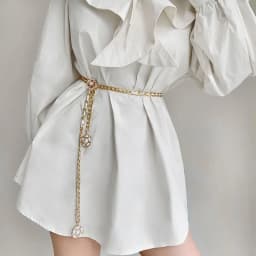 Fashion Tassel Metal Waist Chain for Women Belt Golden Color Waistband For Dress Skirt Decorative Girdles Strap Slim Body Chains