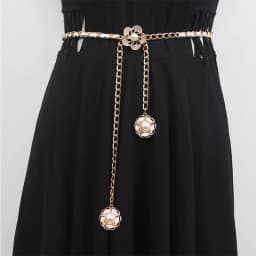 Fashion Tassel Metal Waist Chain for Women Belt Golden Color Waistband For Dress Skirt Decorative Girdles Strap Slim Body Chains