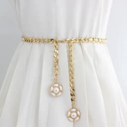 Fashion Tassel Metal Waist Chain for Women Belt Golden Color Waistband For Dress Skirt Decorative Girdles Strap Slim Body Chains