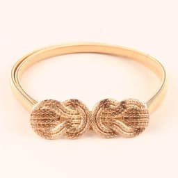 Gold Flower Shape Elastic belts For Women Girl Stretch Skinny Waist Belt Cummerbunds Metal Female Belt cinturon mujer cinto
