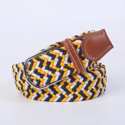 Unisex Elastic Fabric Woven Casual Women Belt Pin Buckle Expandable Braided Stretch Canvas Stylish Leisure Belts for Men