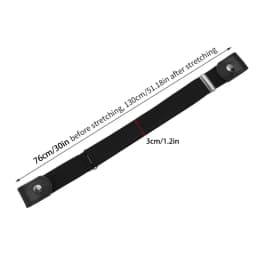 No Buckle Invisible Stretch Belt for Women Girls Jeans Pants Comfortable Adjustable Elastic Buckle-free Waist Belts
