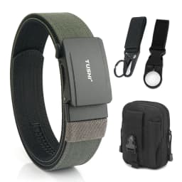 VATLTY New Men's Military Pistol Belt Metal Automatic Buckle Sturdy Nylon Tactical Outdoor Belt IPSC Casual Waistband Male