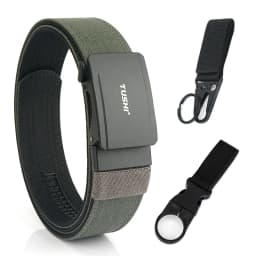 VATLTY New Men's Military Pistol Belt Metal Automatic Buckle Sturdy Nylon Tactical Outdoor Belt IPSC Casual Waistband Male