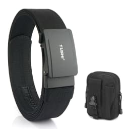 VATLTY New Men's Military Pistol Belt Metal Automatic Buckle Sturdy Nylon Tactical Outdoor Belt IPSC Casual Waistband Male