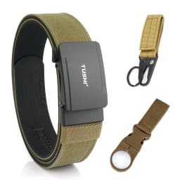 VATLTY New Men's Military Pistol Belt Metal Automatic Buckle Sturdy Nylon Tactical Outdoor Belt IPSC Casual Waistband Male