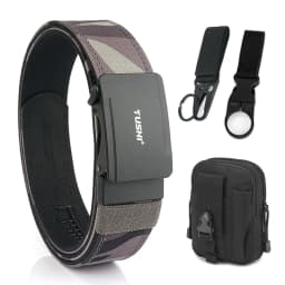 VATLTY New Men's Military Pistol Belt Metal Automatic Buckle Sturdy Nylon Tactical Outdoor Belt IPSC Casual Waistband Male