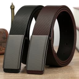 Belt men's genuine leather buckle head layer genuine cowhide men's underwear wear business youth handmade buckle men's belt