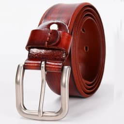 3.7CM Top Cowhide Belt Men Copper Buckle Top Genuine Leather Casual Jeans Belt High Quality All-match Retro Personal Male Strap