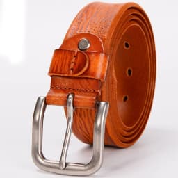 3.7CM Top Cowhide Belt Men Copper Buckle Top Genuine Leather Casual Jeans Belt High Quality All-match Retro Personal Male Strap
