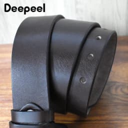 4.3cm*105-125cm Men's Cowskin Belt Genuine Leather Crafts Jeans Belts Double Pin Buckle Luxury Designer Waistband for Men Gift