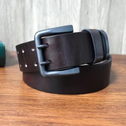 4.3cm*105-125cm Men's Cowskin Belt Genuine Leather Crafts Jeans Belts Double Pin Buckle Luxury Designer Waistband for Men Gift
