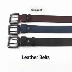 4.3cm*105-125cm Men's Cowskin Belt Genuine Leather Crafts Jeans Belts Double Pin Buckle Luxury Designer Waistband for Men Gift