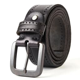 MEDYLA Men's Leather Belts For Men Vintage Alloy Pin Buckle Waistband Strap Jeans Belt For Male Cowhide Belt DSW535