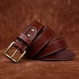 3.8CM Men High Quality Genuine Leather Belt Luxury Designer Brass Pin Buckle Belts Pure Thick Cowskin Strap Male Jeans for Man