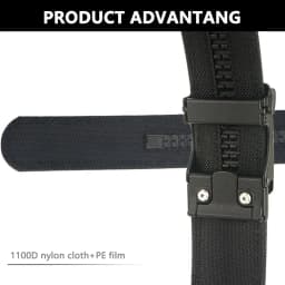 TUSHI 4.3cm Military Tactical Belt for Men Metal Automatic Buckle Thick Nylon Outdoor Hunting IPSC Gun Belt Casual Girdle Male