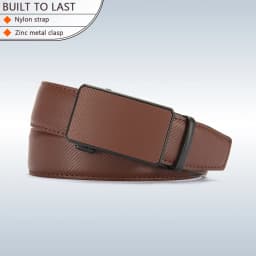 Men's New Fashionable Luxury Genuine Leather Women Men Belts with Alloy Chains Business Style Metal Pin Buckle for Jeans