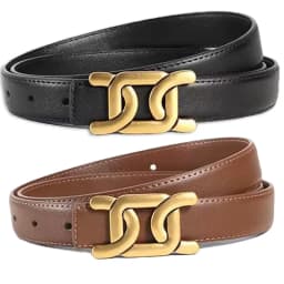 Classic Retro Style Women's Belt For Girlfriend Wife Birthday Gifts All-Match Jeans Skirt
