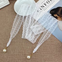 Fashion Sweet Decorative Lace Waist Belts Pearl Pendant Clothing Accessories Chain Belt Elegant Dress Waist Chain For Women