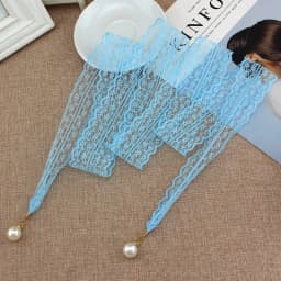 Fashion Sweet Decorative Lace Waist Belts Pearl Pendant Clothing Accessories Chain Belt Elegant Dress Waist Chain For Women
