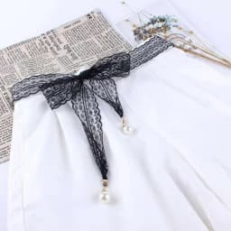 Fashion Sweet Decorative Lace Waist Belts Pearl Pendant Clothing Accessories Chain Belt Elegant Dress Waist Chain For Women