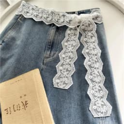 Fashion Sweet Decorative Lace Waist Belts Pearl Pendant Clothing Accessories Chain Belt Elegant Dress Waist Chain For Women