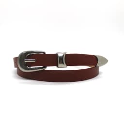 Maikun Vintage Fashion Women's Belt Simple Silver Alloy Pin Buckle Women's Belt