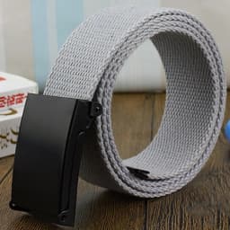 High Qualtiy Army Tactical Men Belt Unisex Male Casual Buckle Belts Canvas Webbing Waistband Army Tactical Waist Belt