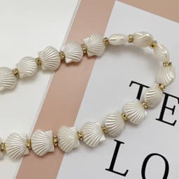 New Elegant Pearl Women Chain Belt Fashion Shell Metal Lady Waist Belts Thin Slim Dress Long Waistbands Straps Banquet Wedding