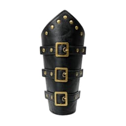 Renaissance Medieval Belt Skirt Hiking Viking Horn Design Leather Cover for Sword Frog Accessory