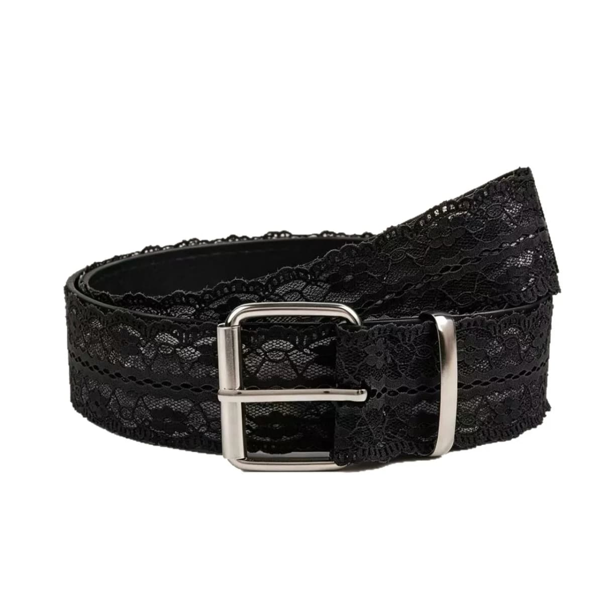 Beautiful Lace Waist Belt Leather Decor Accessory Gift Lace Waistband White Floral Casual Waist Strap Fashion Accent for Women