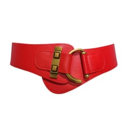 Gold Buckle Waist Belts For Women Pure-Color Leather Clothes Belt Adjustables Soft Belt For Girl Female Clothes Decoration